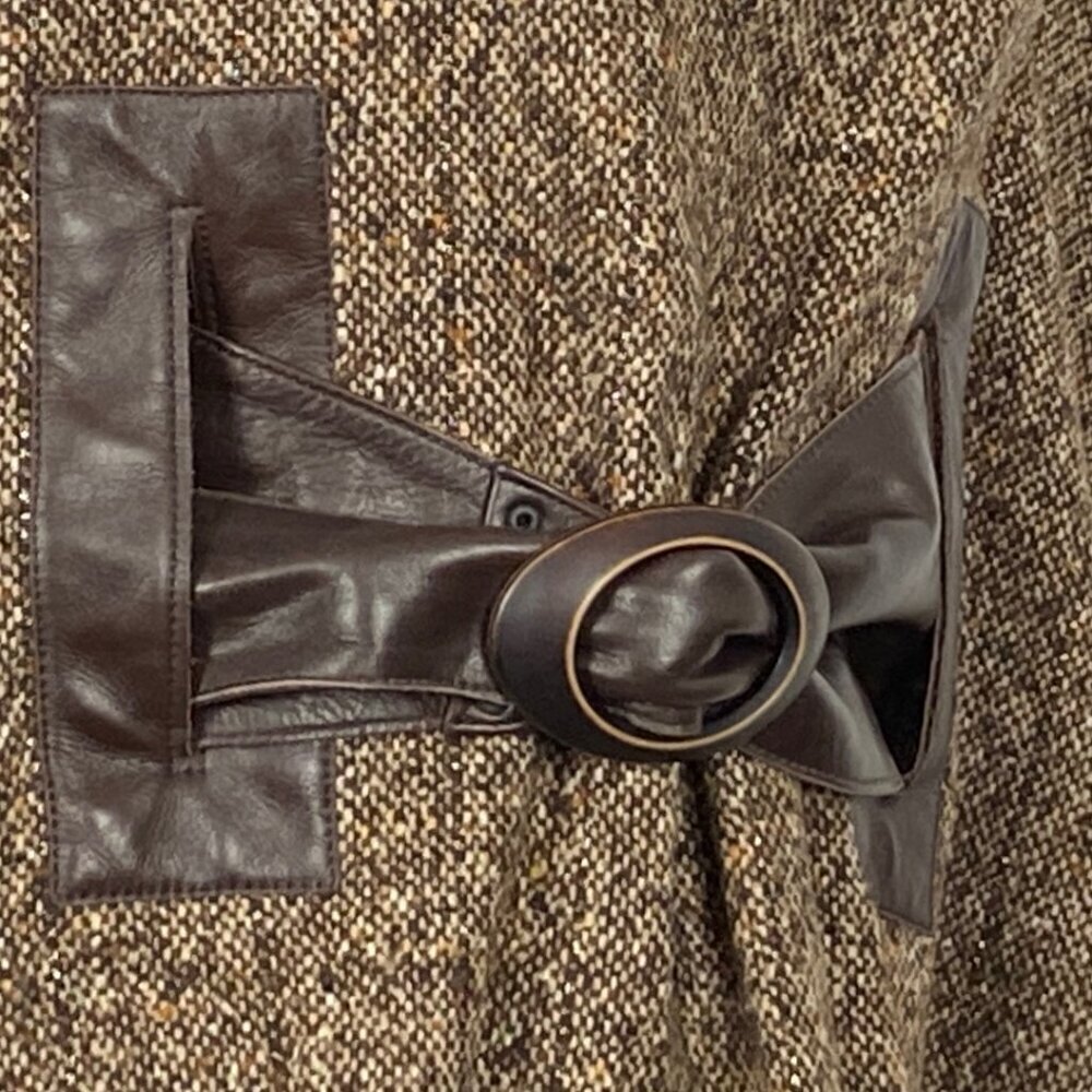 Mackage wool leather poncho cape - Picture 6 of 11